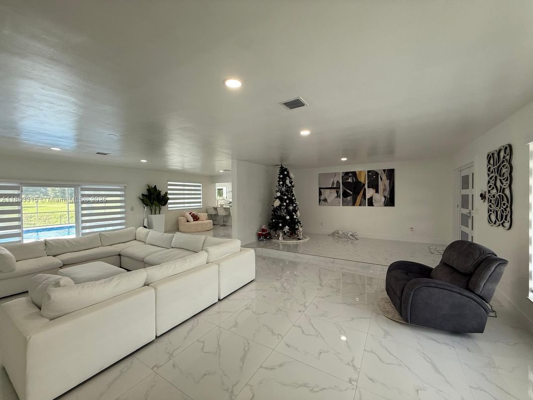 Interior, Living room, Marble, Recessed Lighting