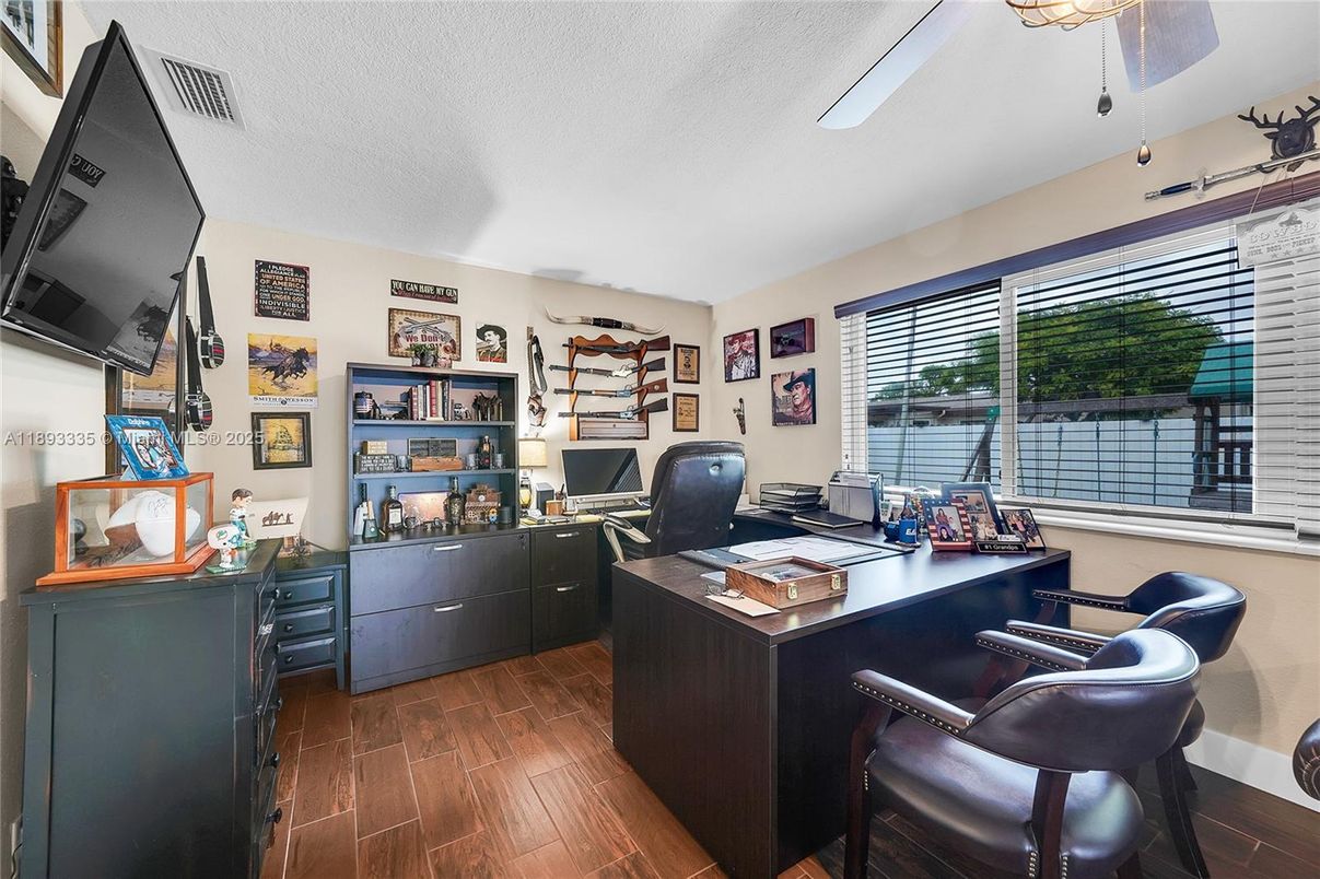 Home Office, Interior, Wood Texture Flooring