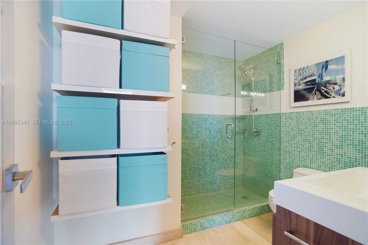 Bathroom, Glass Shower, Interior