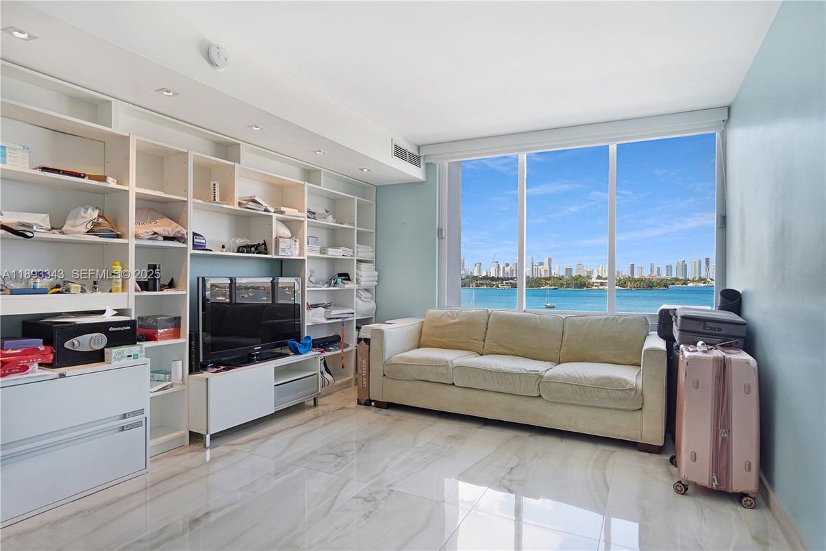 Interior, Living room, Marble, Recessed Lighting, Water