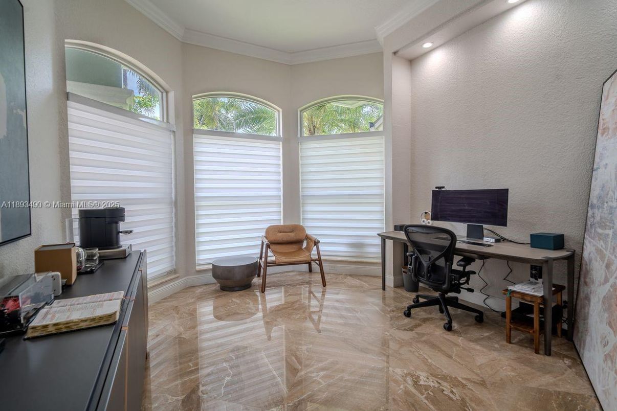 Home Office, Interior, Recessed Lighting