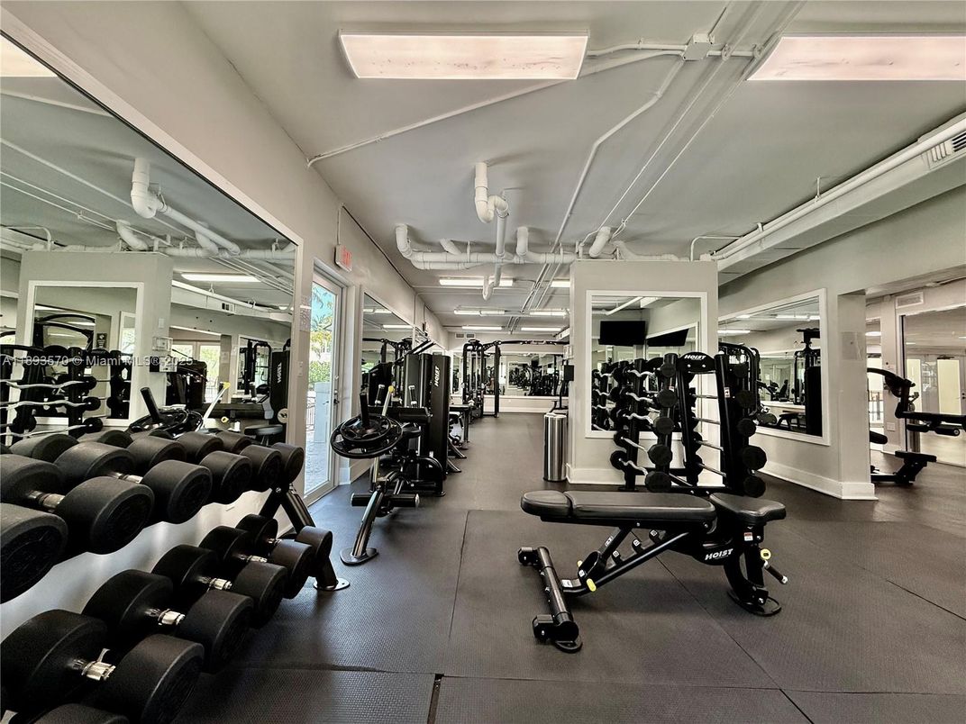 Fitness Equipment, Gym, Interior