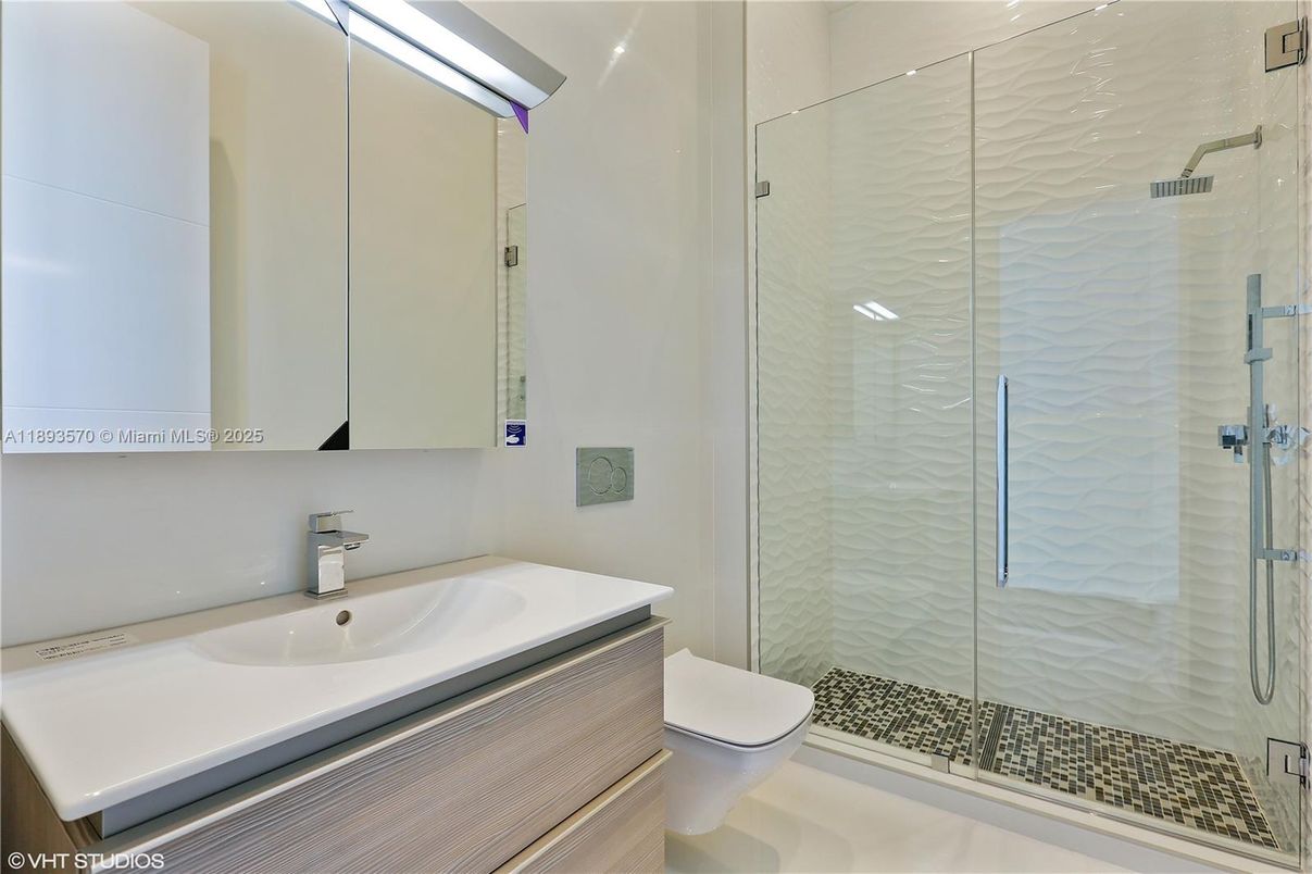 Bathroom, Glass Shower, Interior
