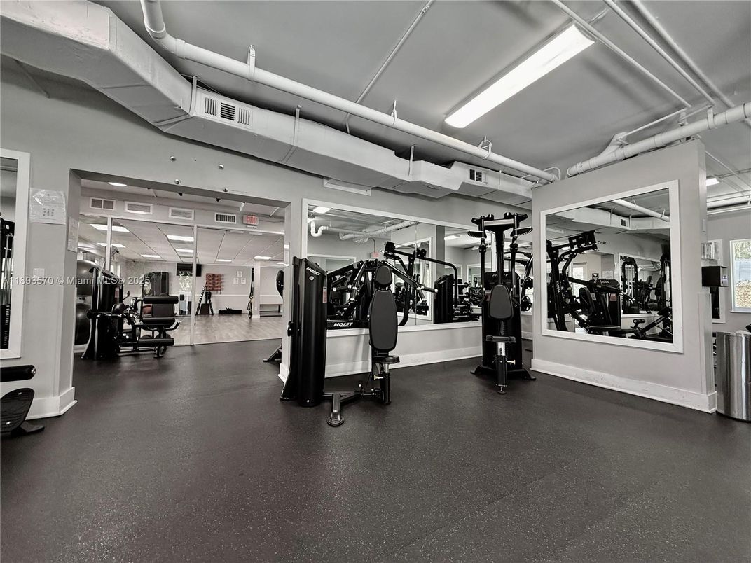 Fitness Equipment, Gym, Interior