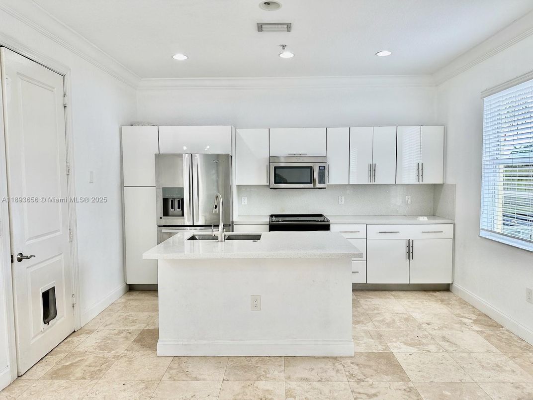 Interior, Kitchen, Recessed Lighting, Stainless Steel Appliances