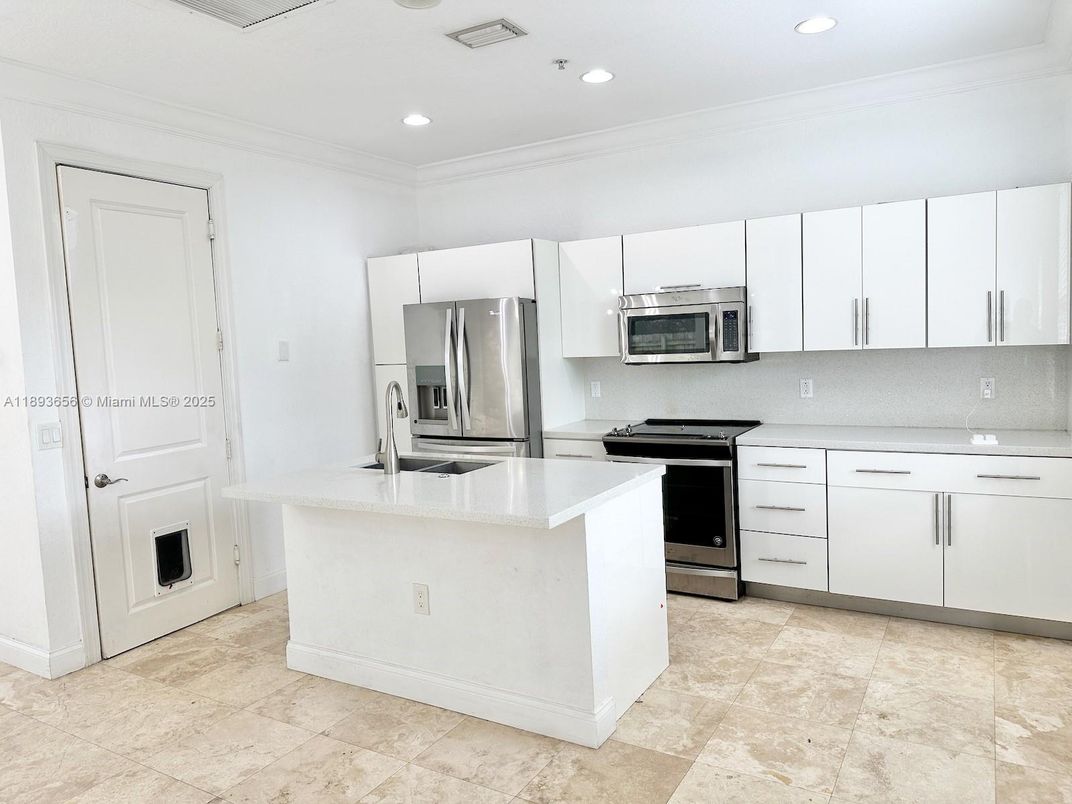 Interior, Kitchen, Recessed Lighting, Stainless Steel Appliances