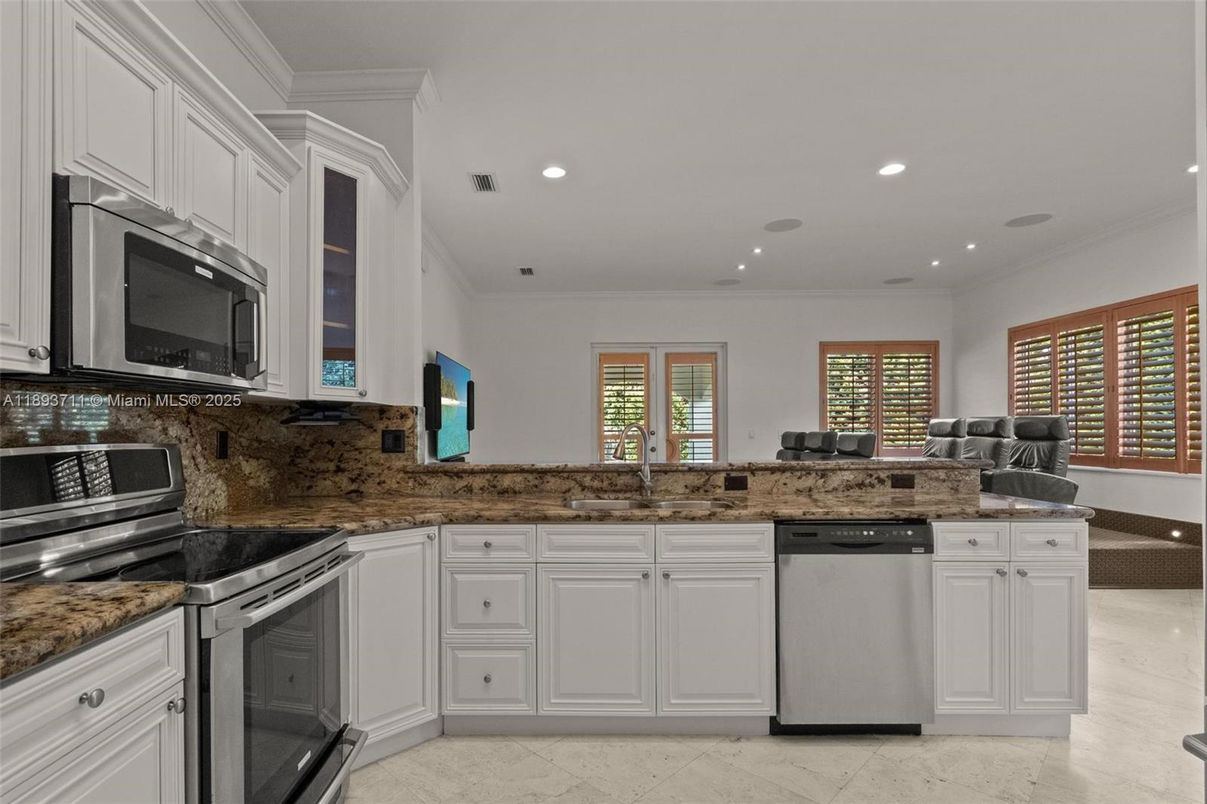 Interior, Kitchen, Recessed Lighting, Stainless Steel Appliances