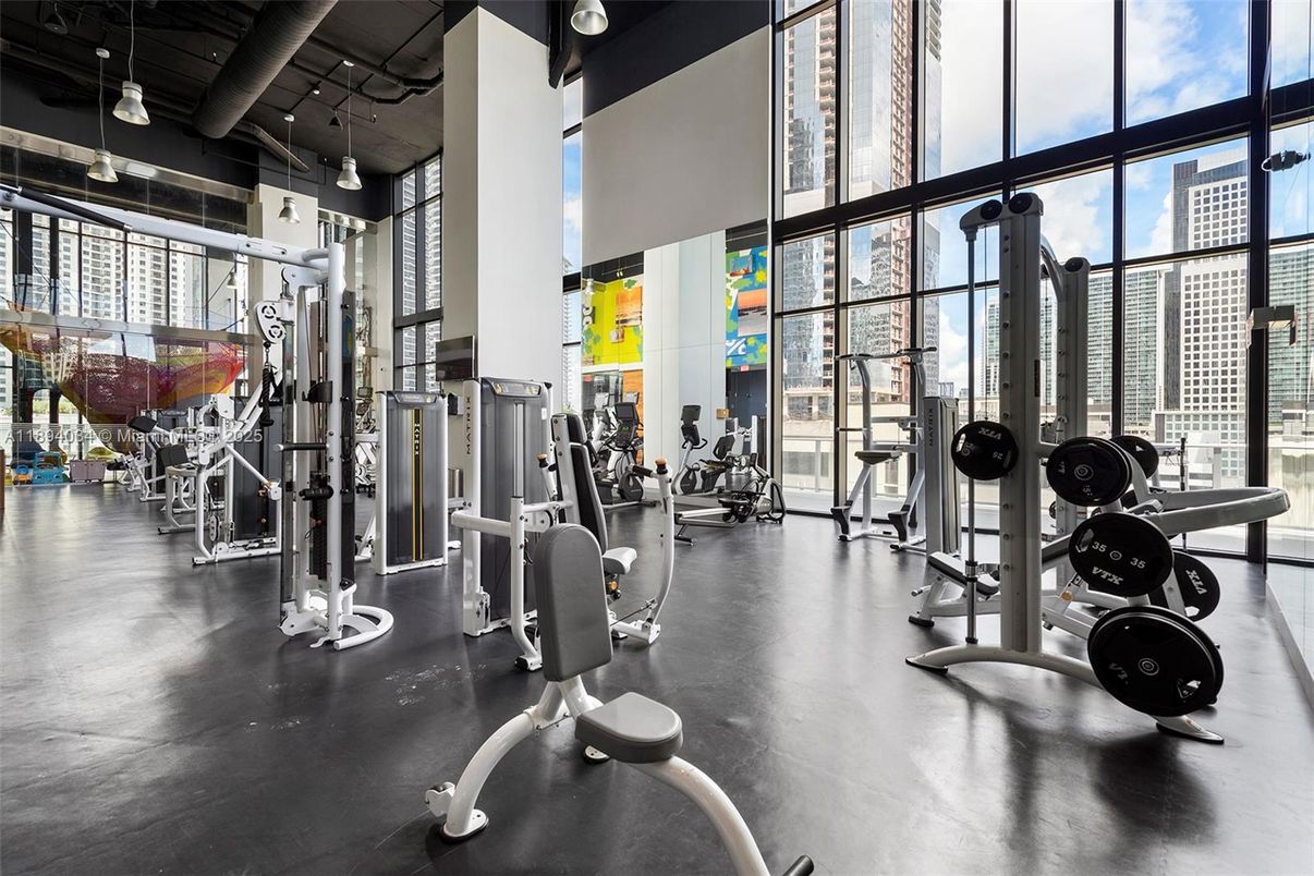Fitness Equipment, Gym, Interior