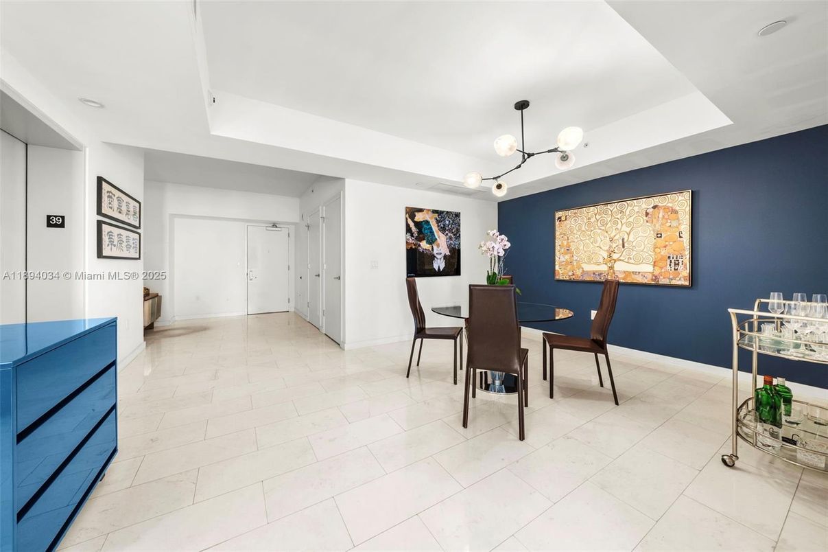 Dining room, Interior, Pendant Lights