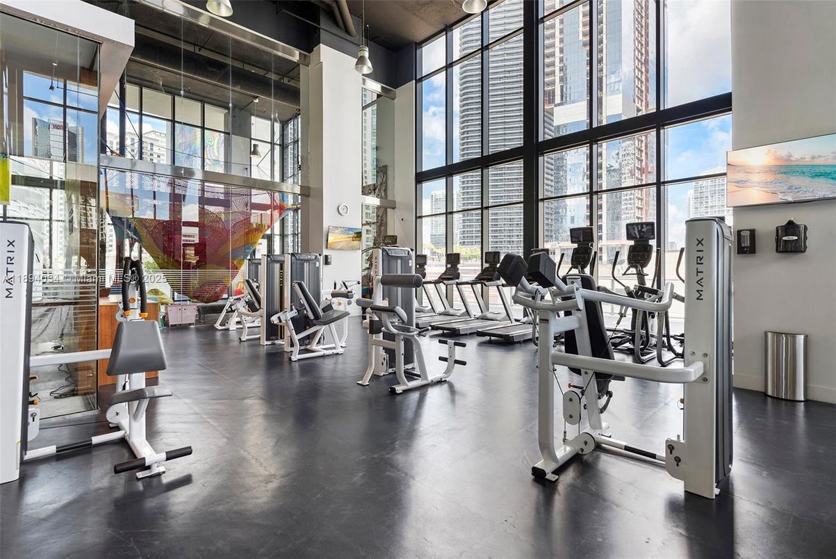 Fitness Equipment, Gym, Interior
