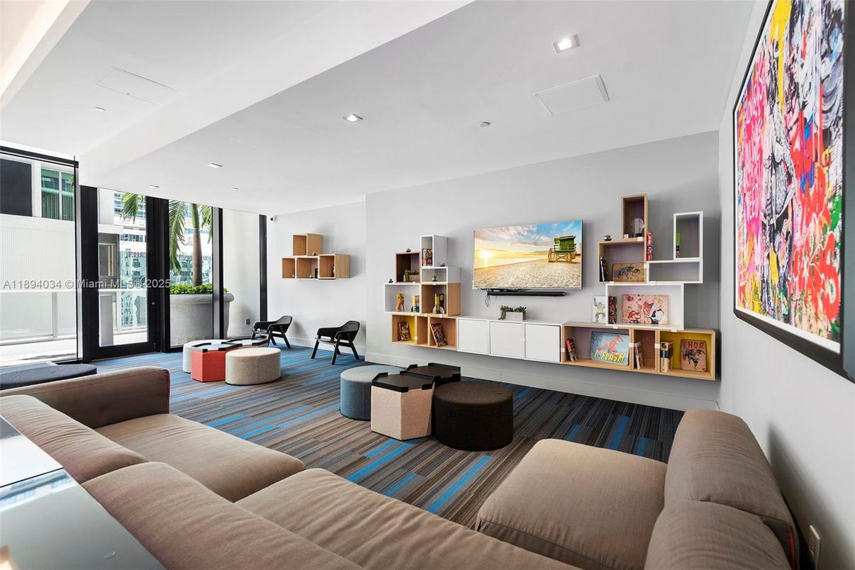 Interior, Living room, Recessed Lighting
