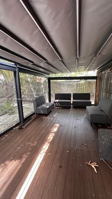 Interior, Sun Room, Wood Texture Flooring