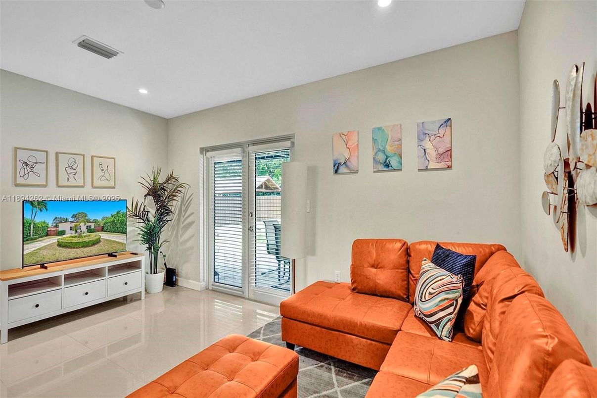 Interior, Living room, Recessed Lighting