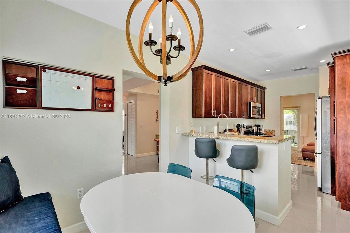 Chandelier, Interior, Kitchen, Recessed Lighting
