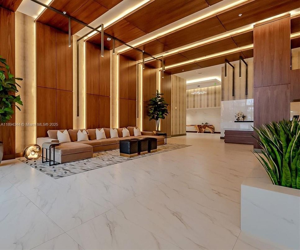Interior, Marble, Recessed Lighting, Wooden Walls