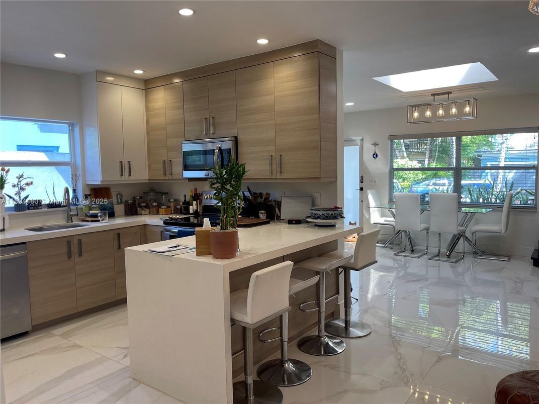 Interior, Kitchen, Recessed Lighting, Stainless Steel Appliances