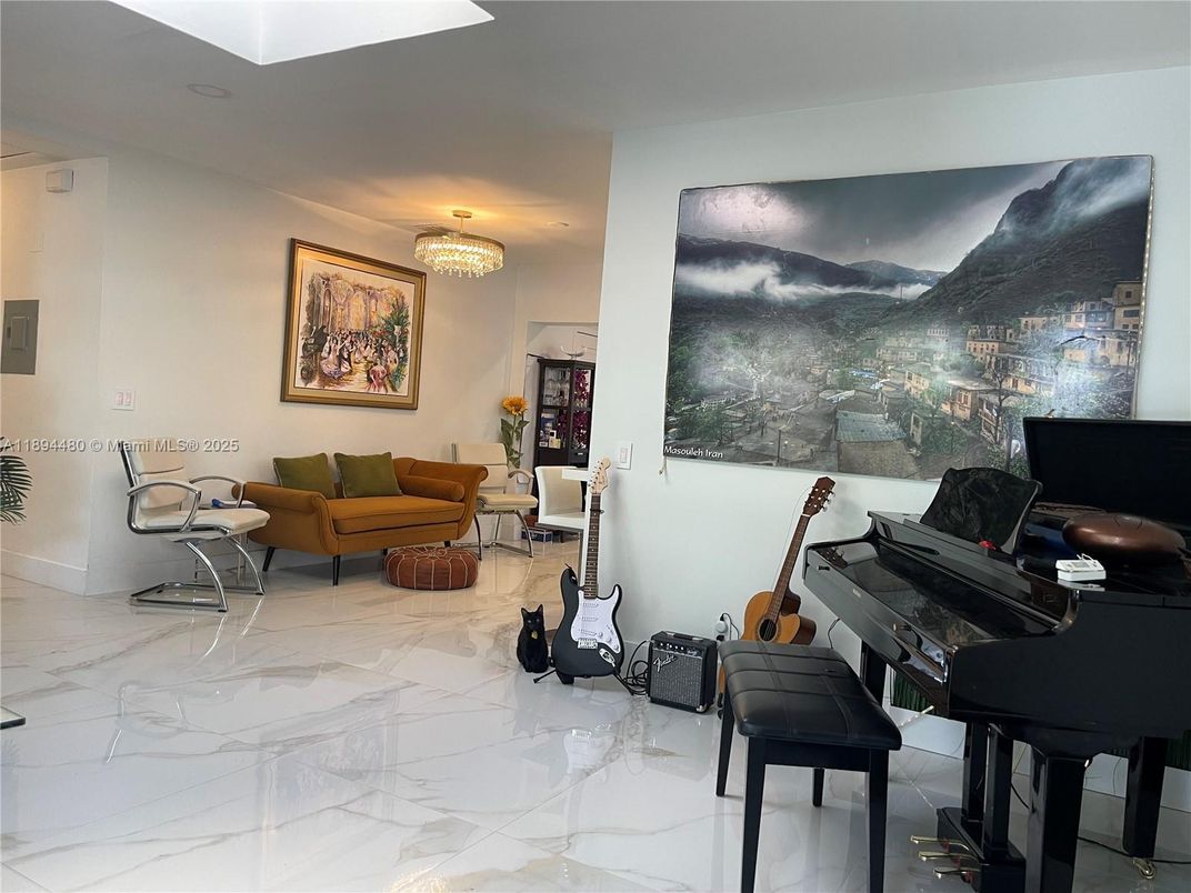 Interior, Marble, Piano, Recessed Lighting