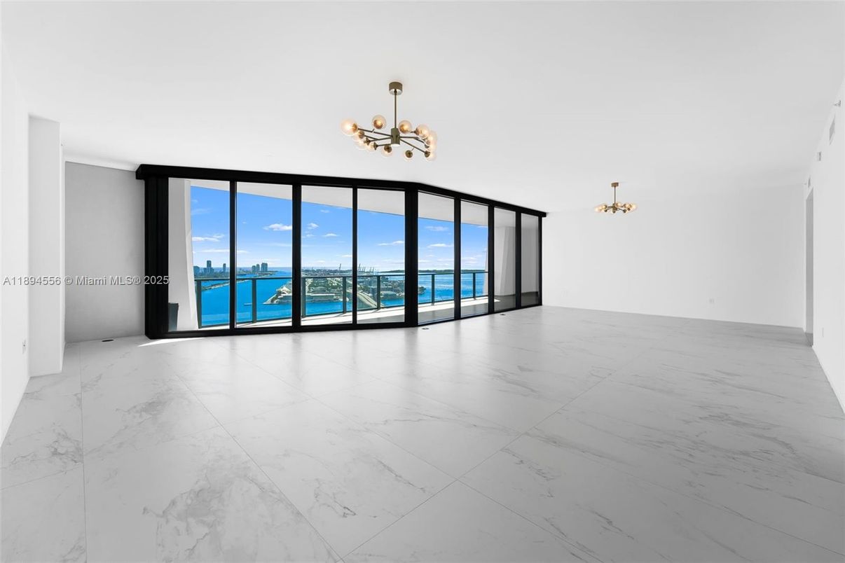 Chandelier, Empty room, Interior, Marble, Pendant Lights, Water