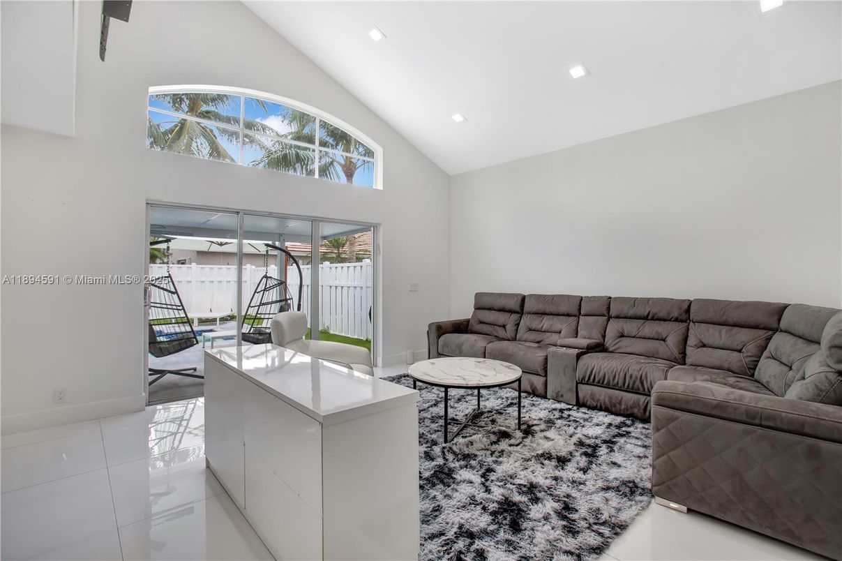Interior, Living room, Recessed Lighting