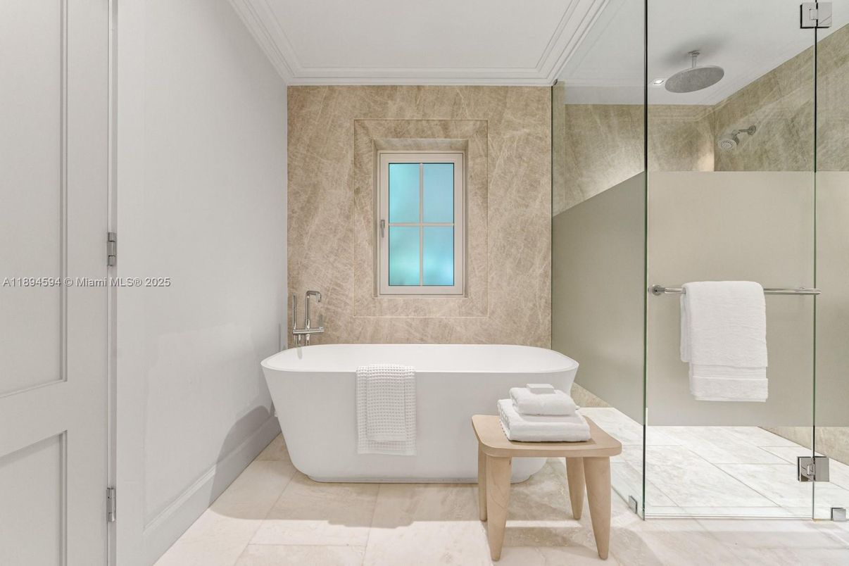 Bathroom, Free Standing Baths, Glass Shower, Interior