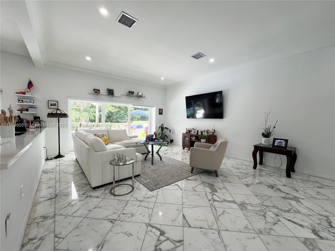 Interior, Living room, Marble, Recessed Lighting