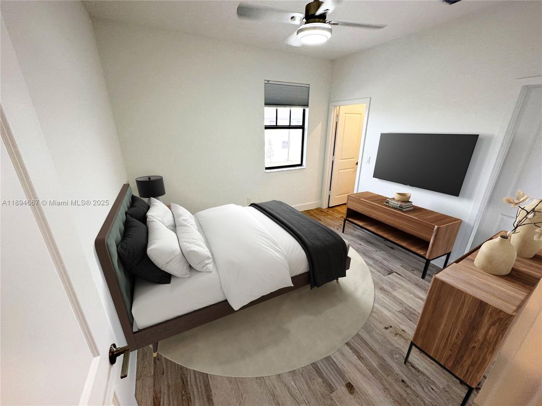 Bedroom, Interior, Wood Texture Flooring