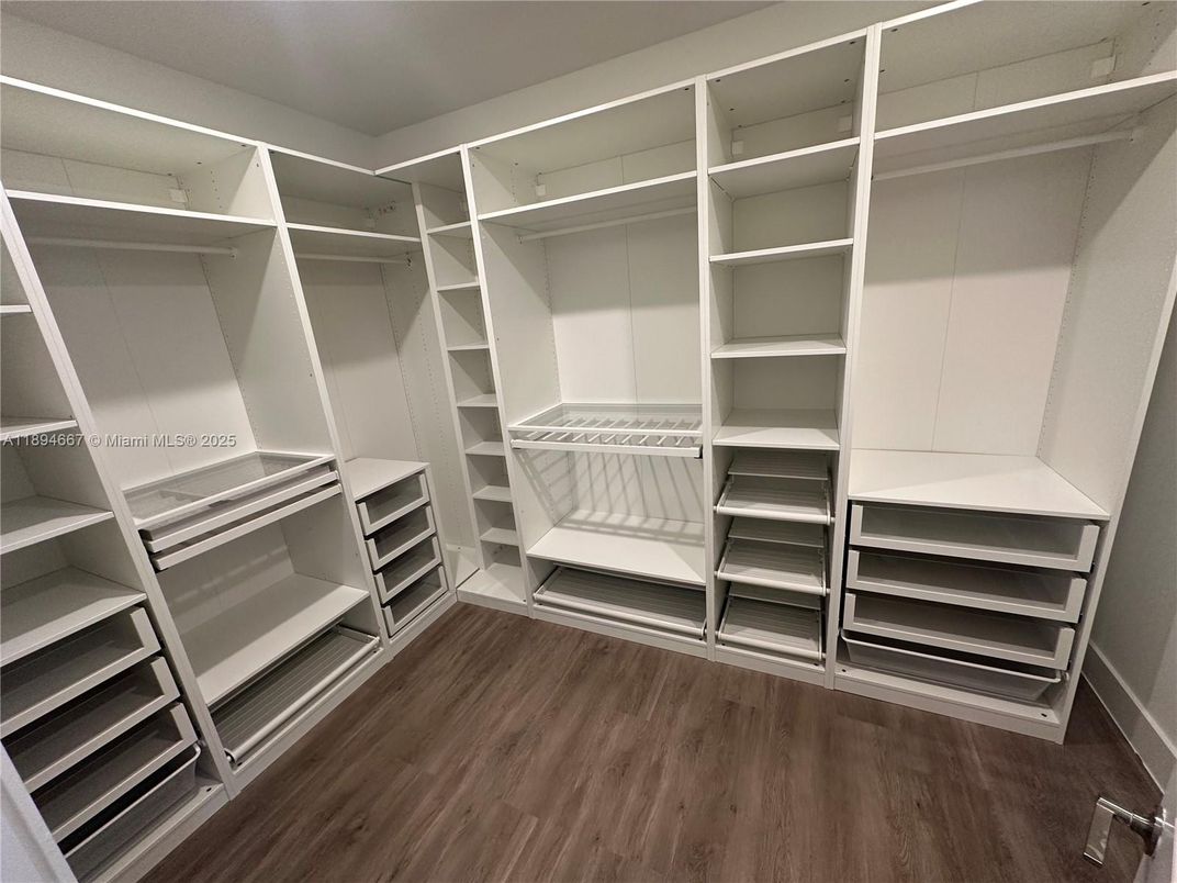 Interior, Walk-in Closets, Wood Texture Flooring