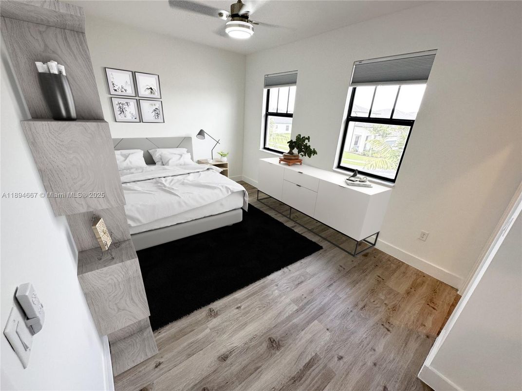 Bedroom, Interior, Wood Texture Flooring