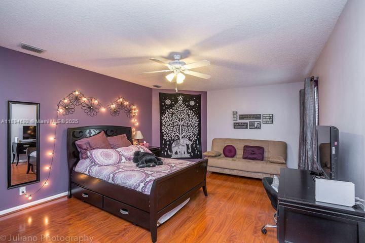 Bedroom, Interior, Wood Texture Flooring