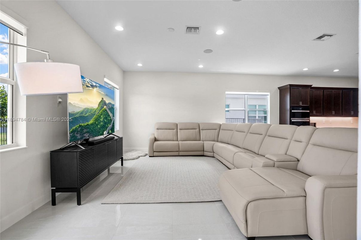 Interior, Living room, Recessed Lighting