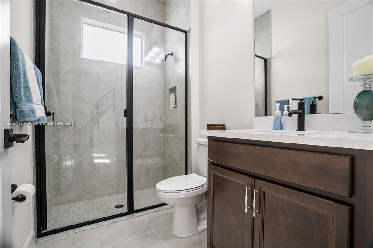 Bathroom, Glass Shower, Interior