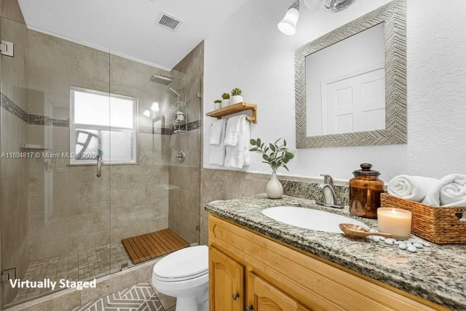 Bathroom, Glass Shower, Interior