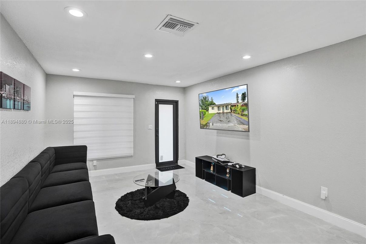 Interior, Living room, Recessed Lighting