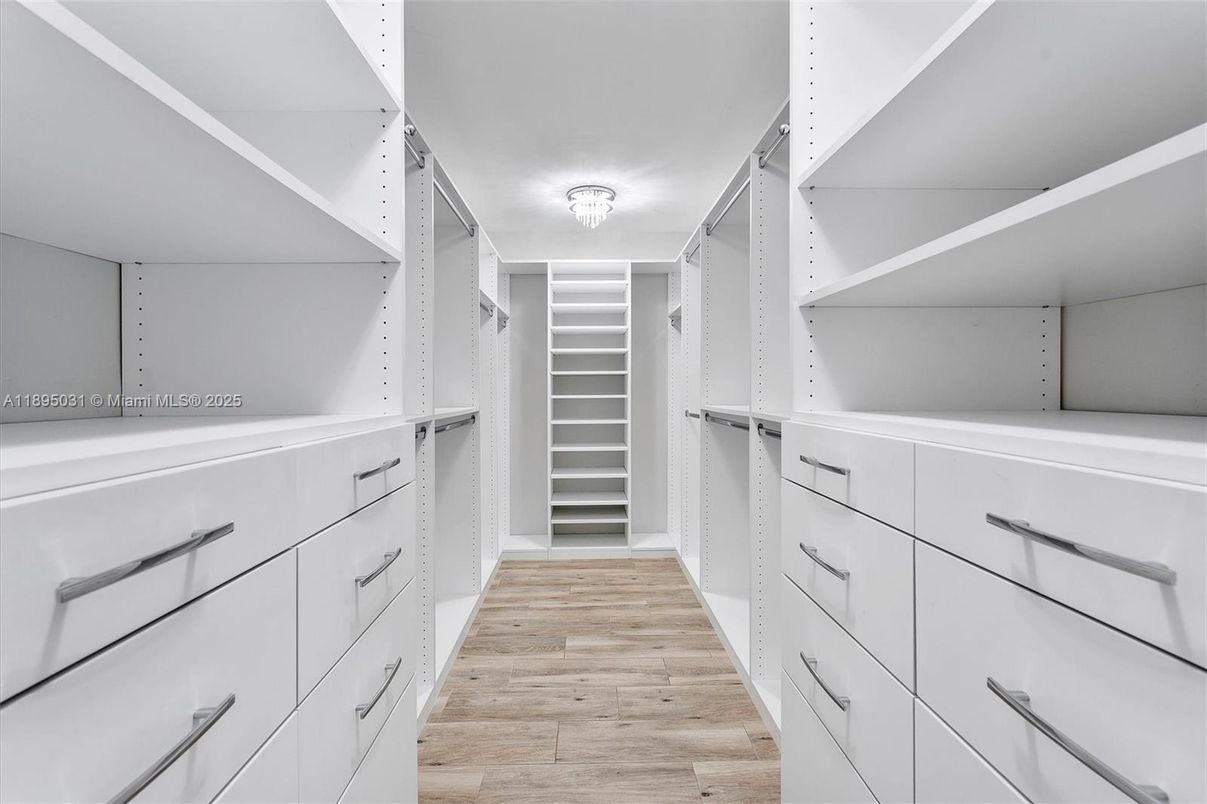 Interior, Walk-in Closets, Wood Texture Flooring