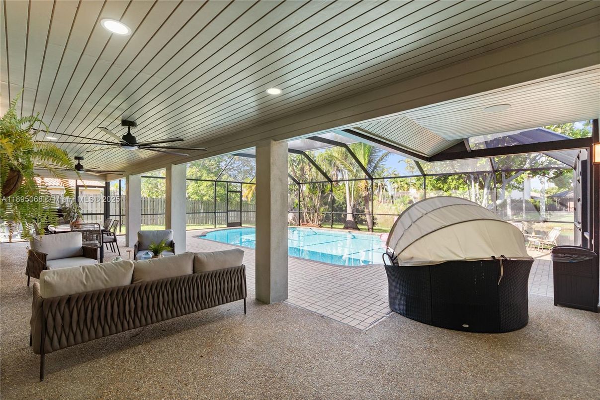 Glass Ceilings, Interior, Pool, Recessed Lighting, Sun Room