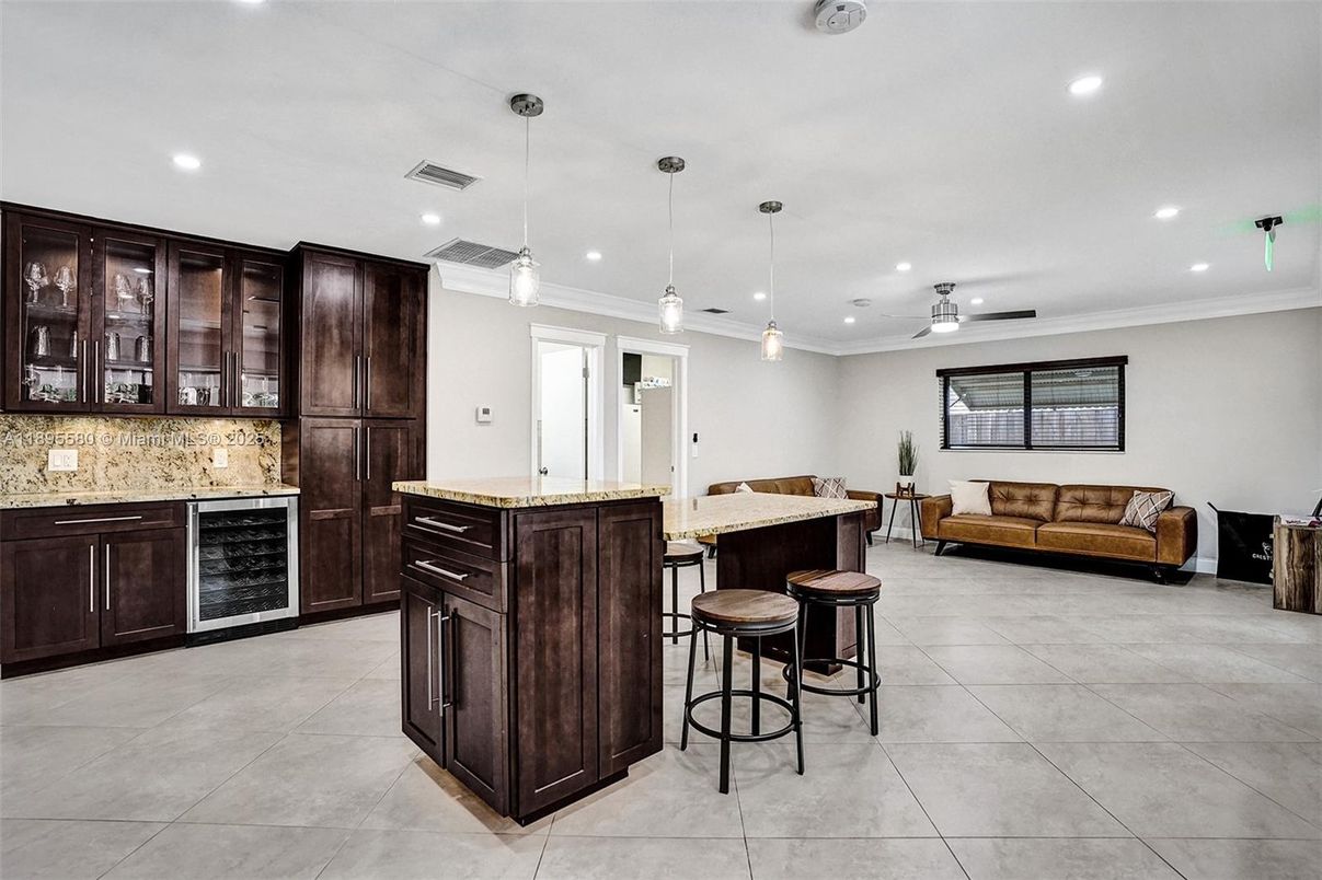 Interior, Kitchen, Pendant Lights, Recessed Lighting
