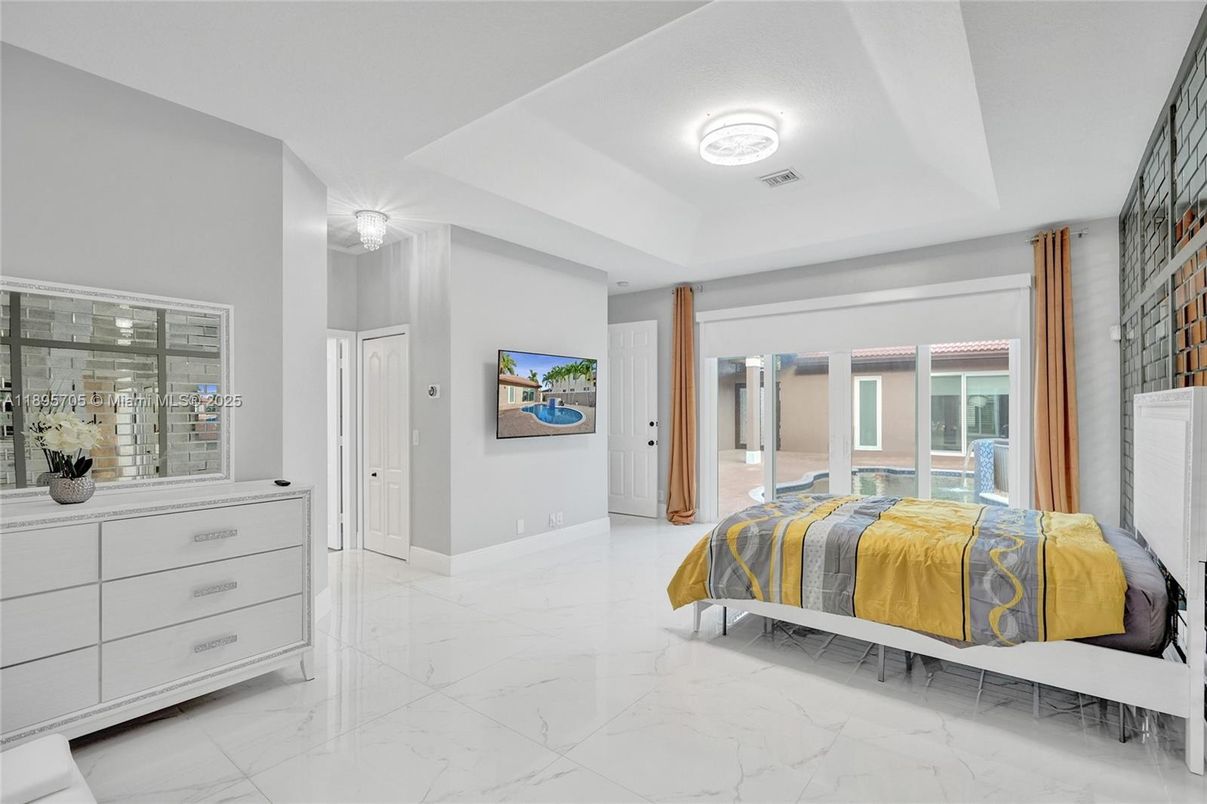 Bedroom, Interior, Marble