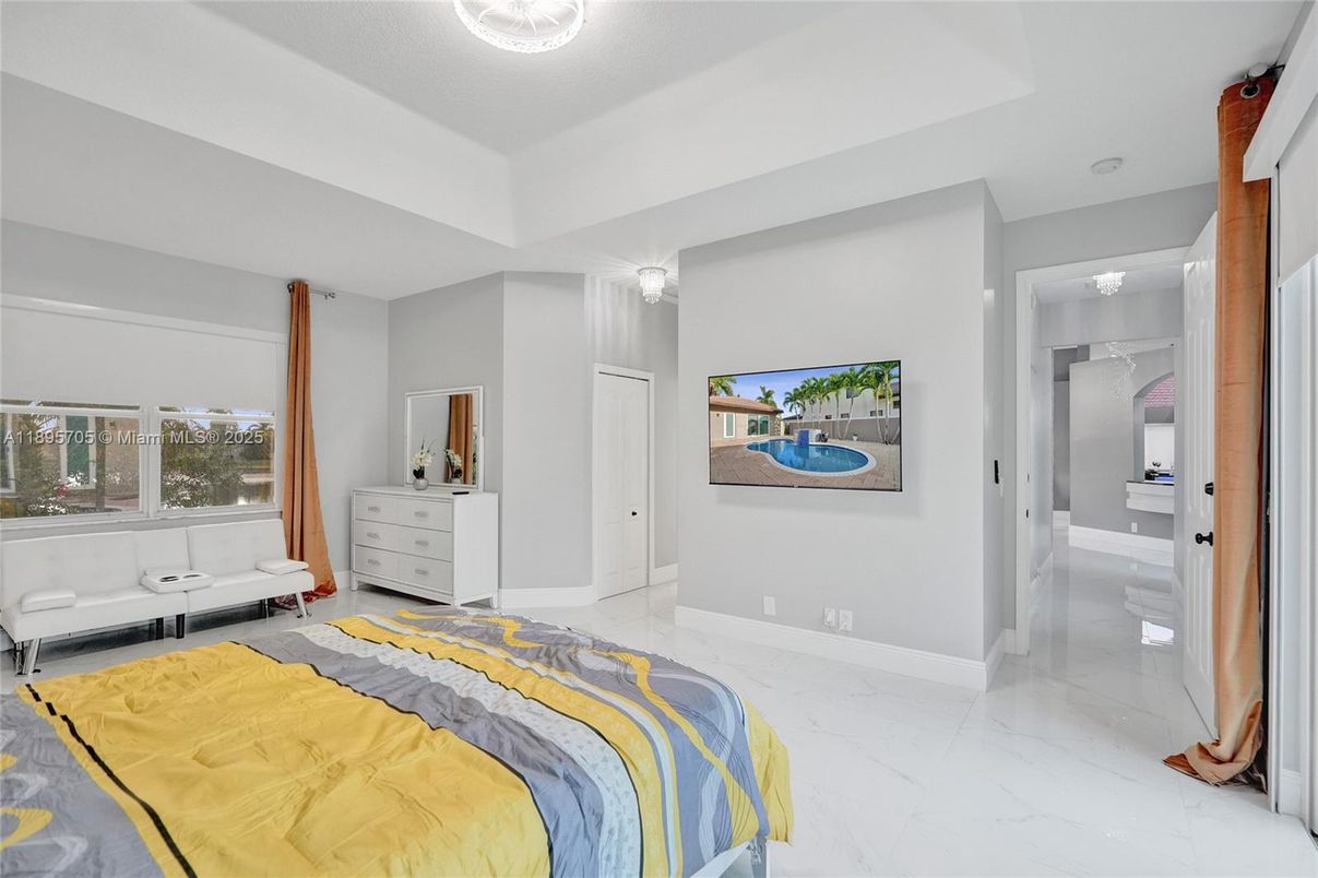 Bedroom, Interior, Marble