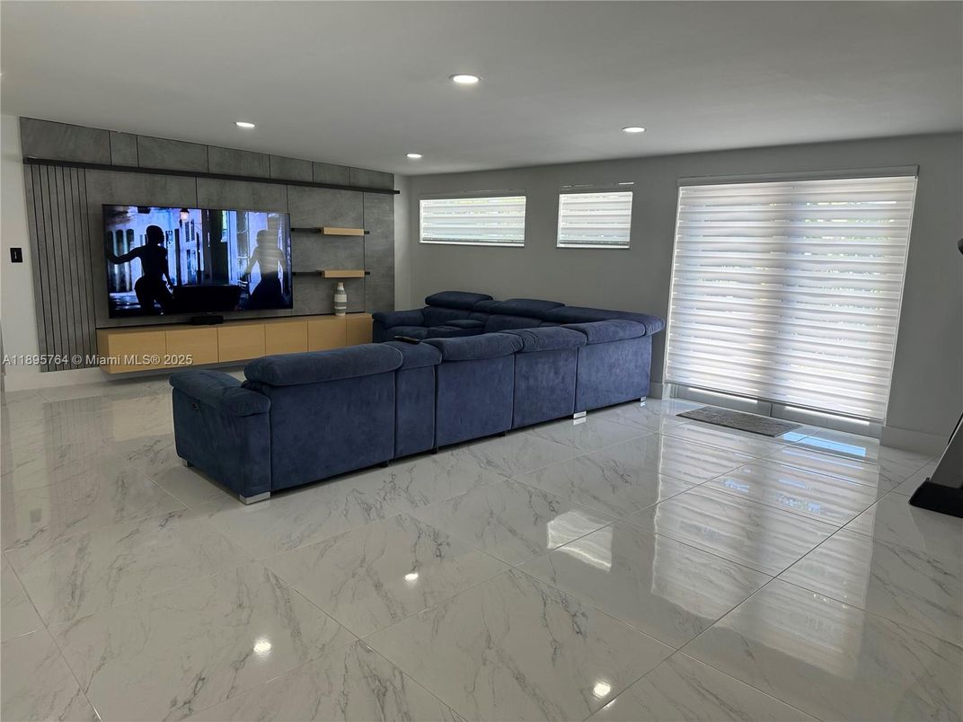 Interior, Living room, Marble, Recessed Lighting