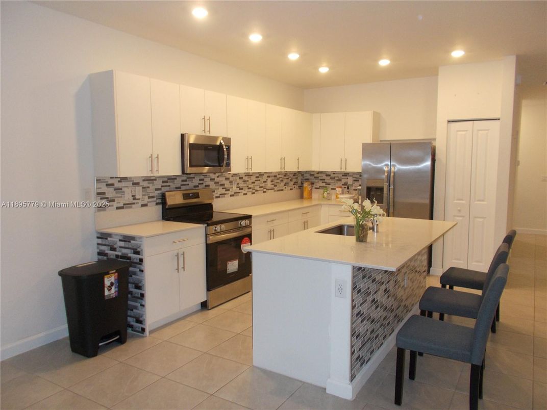 Interior, Kitchen, Recessed Lighting, Stainless Steel Appliances