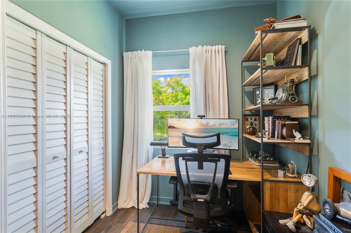 Home Office, Interior, Wood Texture Flooring
