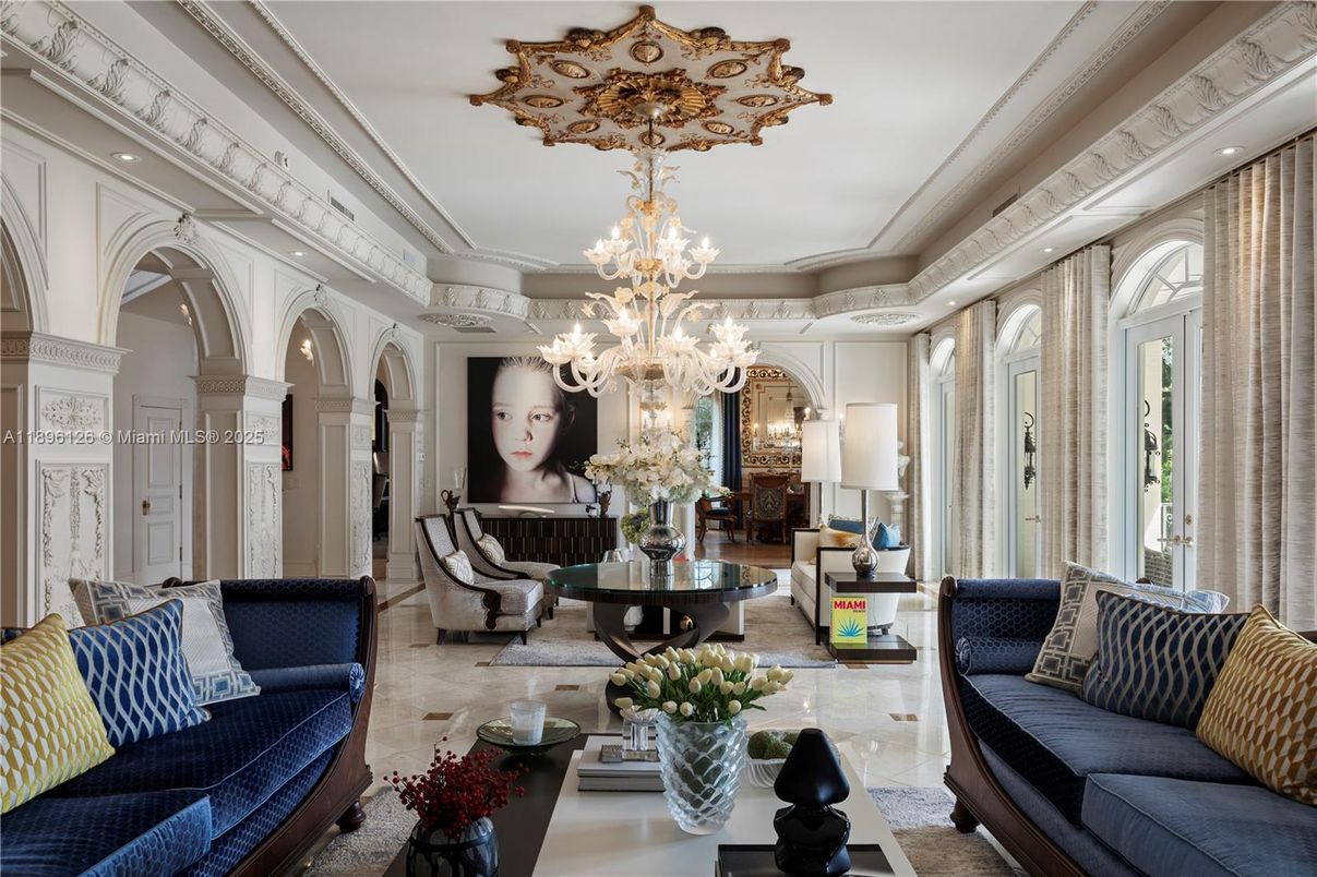 Chandelier, Interior, Living room, Recessed Lighting