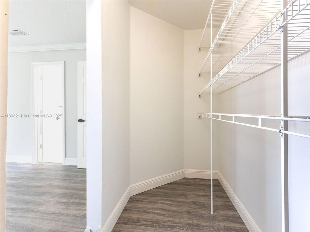 Interior, Walk-in Closets, Wood Texture Flooring