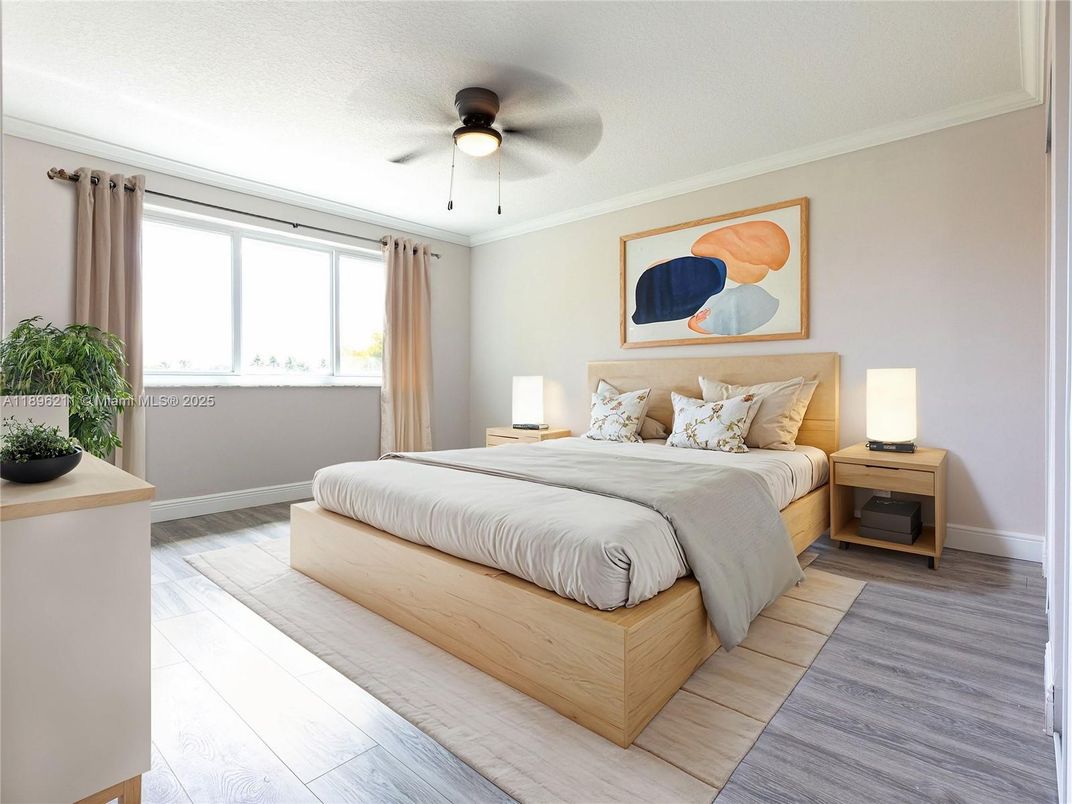 Bedroom, Interior, Wood Texture Flooring