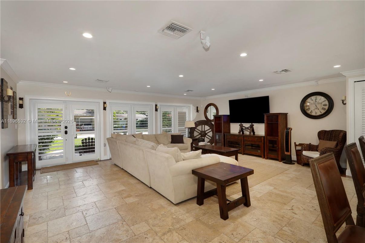 Interior, Living room, Recessed Lighting