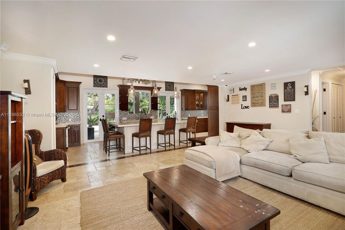 Interior, Living room, Recessed Lighting