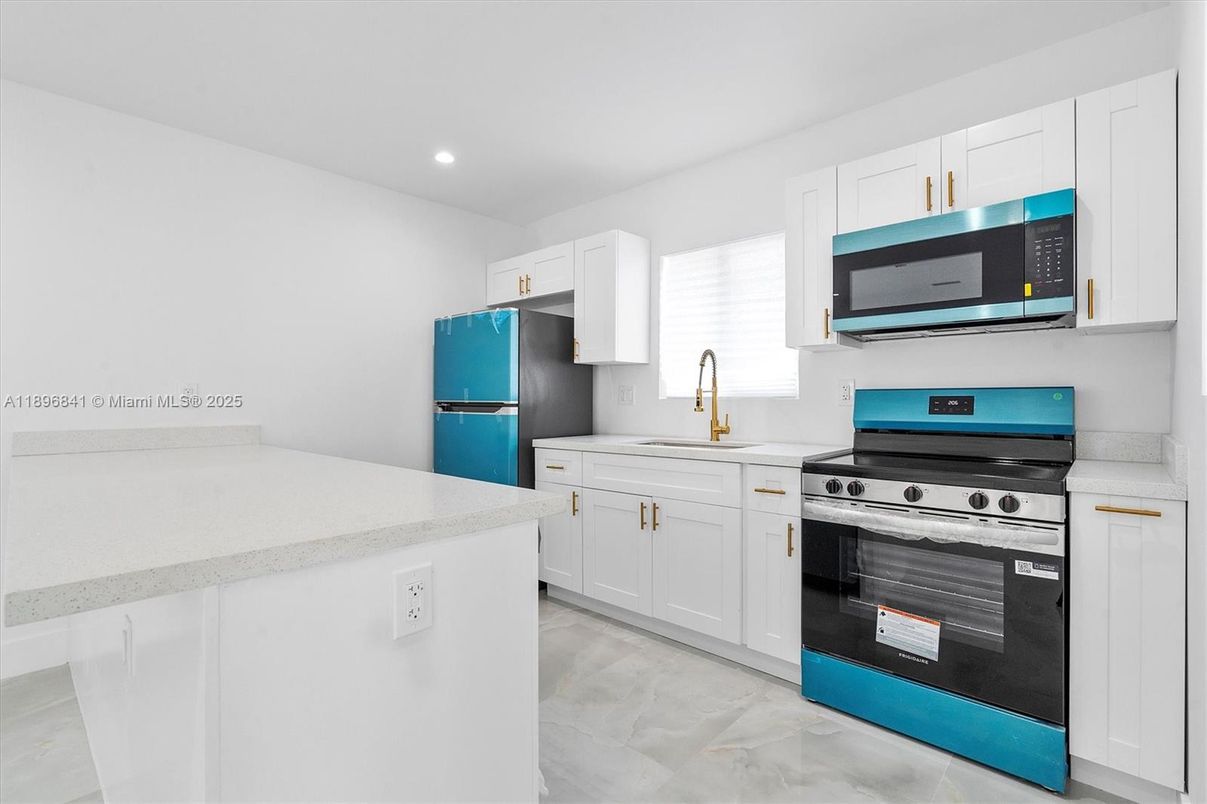 Interior, Kitchen, Recessed Lighting, Stainless Steel Appliances