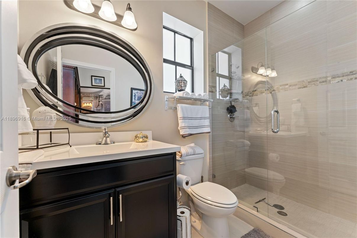 Bathroom, Glass Shower, Interior