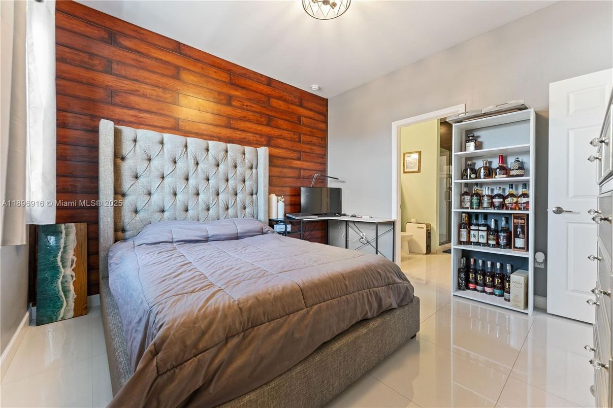 Bedroom, Interior, Wooden Walls