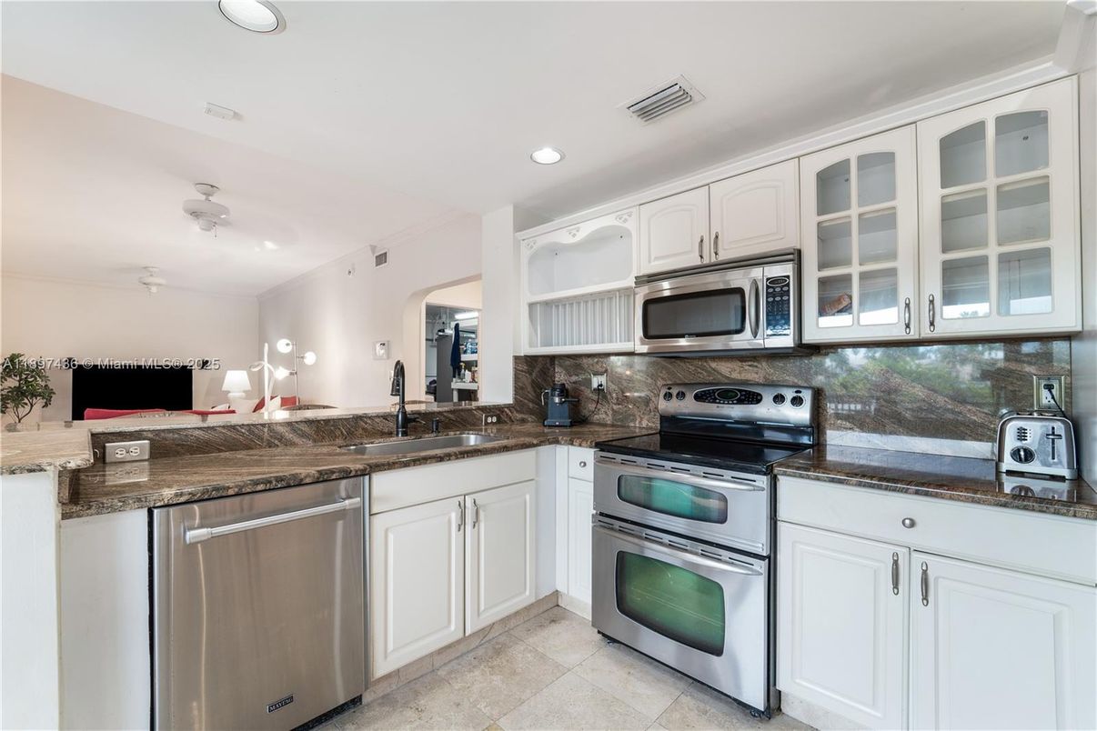 Interior, Kitchen, Recessed Lighting, Stainless Steel Appliances